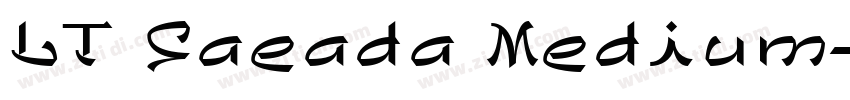 LT Saeada Medium字体转换